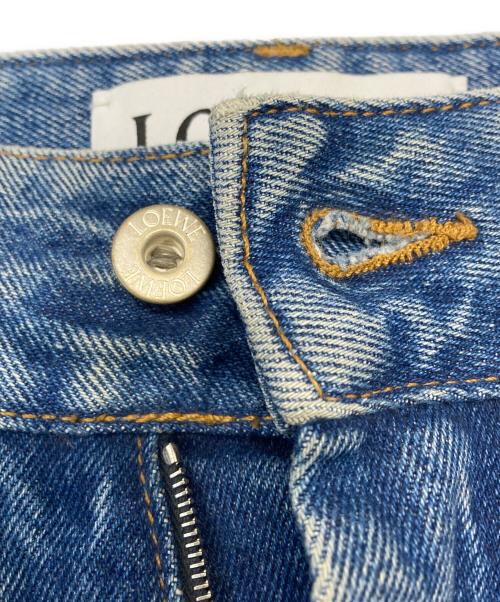 LOEWE（ロエベ）LOEWE (ロエベ) アナグラムバギーデニムパンツ インディゴ サイズ:38の古着・服飾アイテム