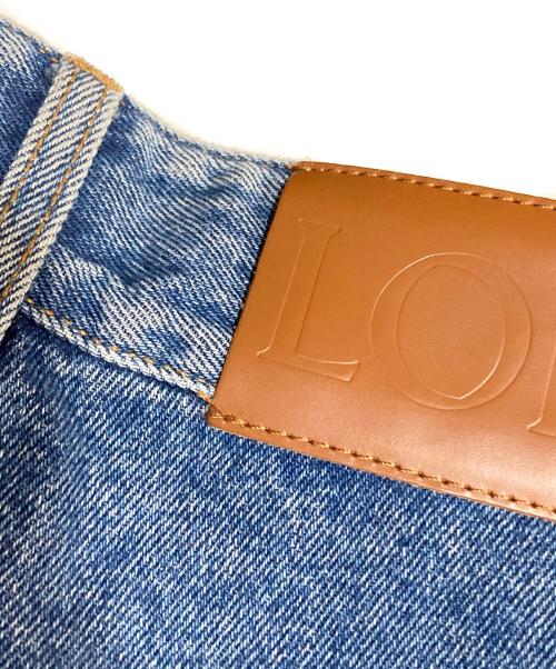 LOEWE（ロエベ）LOEWE (ロエベ) アナグラムバギーデニムパンツ インディゴ サイズ:38の古着・服飾アイテム