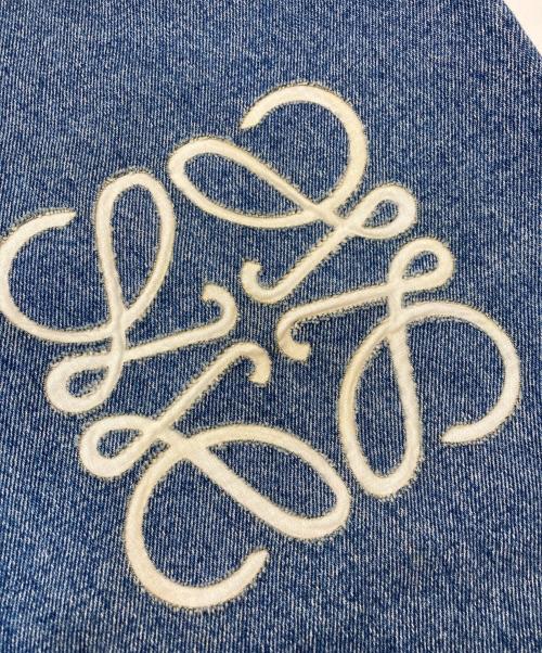 LOEWE（ロエベ）LOEWE (ロエベ) アナグラムバギーデニムパンツ インディゴ サイズ:38の古着・服飾アイテム
