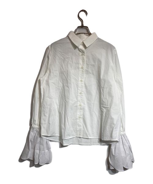 ok.soon（オクスン）ok.soon (オクスン) SAAYA チューリップブラウス ホワイト サイズ:FREEの古着・服飾アイテム