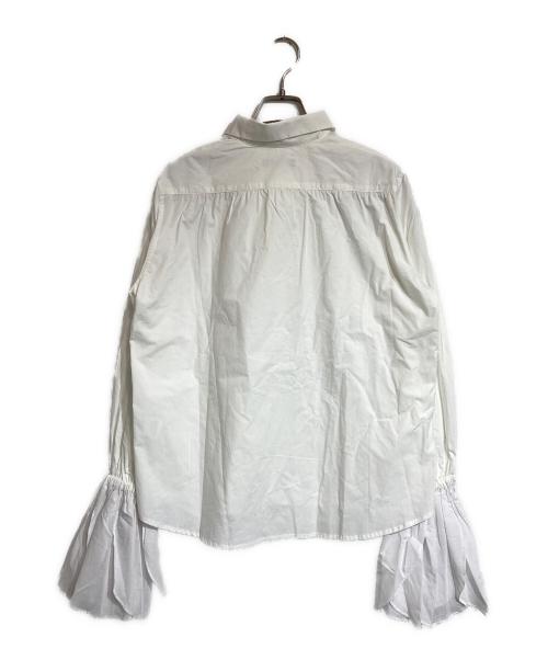 ok.soon（オクスン）ok.soon (オクスン) SAAYA チューリップブラウス ホワイト サイズ:FREEの古着・服飾アイテム