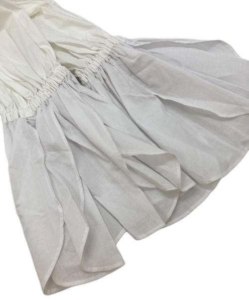 ok.soon（オクスン）ok.soon (オクスン) SAAYA チューリップブラウス ホワイト サイズ:FREEの古着・服飾アイテム