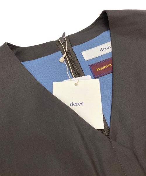 dress a dress（ドレス ア ドレス）dress a dress (ドレス ア ドレス) Precious layering petal dress ブラウン サイズ:2の古着・服飾アイテム