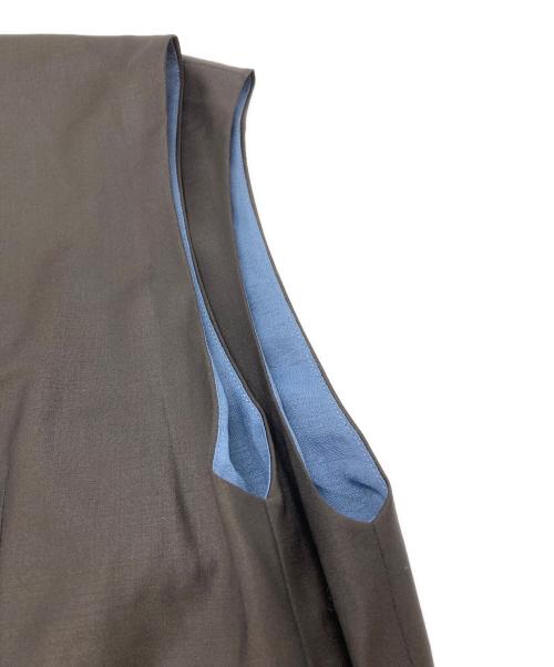 dress a dress（ドレス ア ドレス）dress a dress (ドレス ア ドレス) Precious layering petal dress ブラウン サイズ:2の古着・服飾アイテム