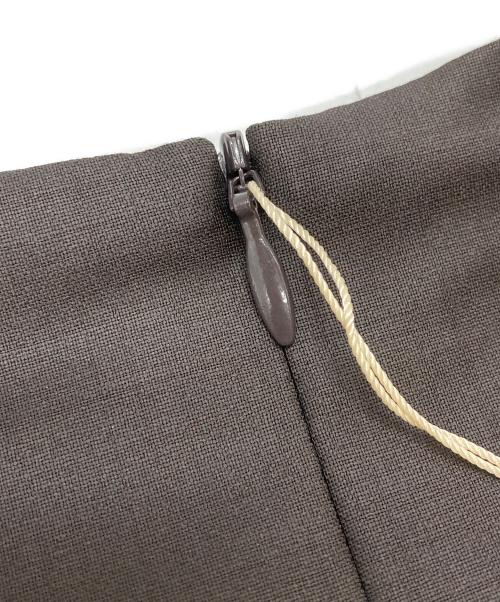 dress a dress（ドレス ア ドレス）dress a dress (ドレス ア ドレス) Precious layering petal dress ブラウン サイズ:2の古着・服飾アイテム