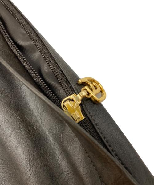 gajess（ガジェス）gajess (ガジェス) Giselle Leather Skirt ブラウン サイズ:38の古着・服飾アイテム