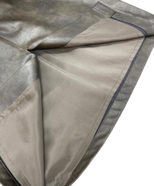 gajess（ガジェス）gajess (ガジェス) Giselle Leather Skirt ブラウン サイズ:38の古着・服飾アイテム