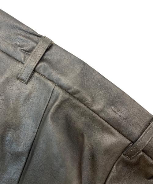 gajess（ガジェス）gajess (ガジェス) Giselle Leather Skirt ブラウン サイズ:38の古着・服飾アイテム