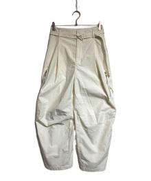 BOTTEGA VENETA（ボッテガベネタ）の古着「SALON 02カーゴパンツ」｜ホワイト