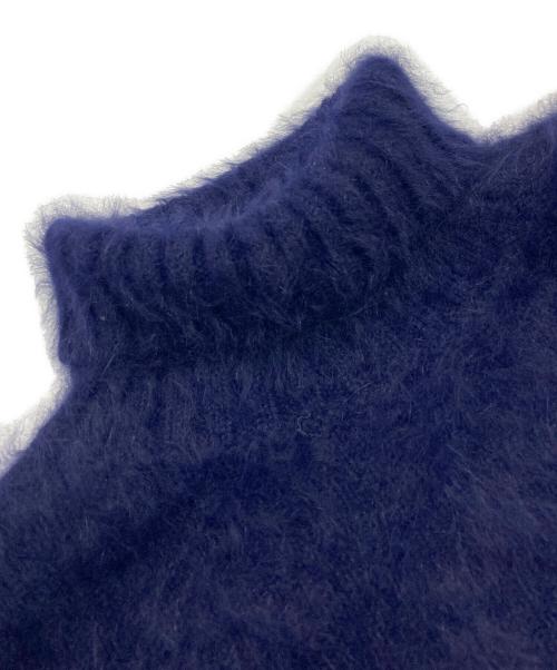 CELINE（セリーヌ）CELINE (セリーヌ) アンゴラヘアリーニット ネイビー サイズ:Sの古着・服飾アイテム