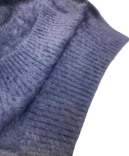 CELINE（セリーヌ）CELINE (セリーヌ) アンゴラヘアリーニット ネイビー サイズ:Sの古着・服飾アイテム