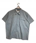 Patagonia rhythmパタゴニア）の古着「ジップアップシャツ」｜ブルー