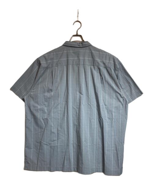 Patagonia rhythm（パタゴニア）Patagonia rhythm (パタゴニア) ジップアップシャツ ブルー サイズ:XLの古着・服飾アイテム