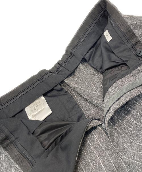 SHIPS（シップス）SHIPS (シップス) CARUSO (カルーゾ) ワイドラペル チョークストライプ スーツ グレー サイズ:48の古着・服飾アイテム