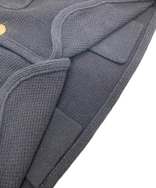 MACPHEE（マカフィー）MACPHEE (マカフィー) モスライクステッチ クルーネックジャケット ネイビー サイズ:Sの古着・服飾アイテム