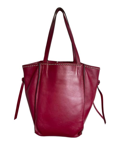 J&M DAVIDSON（ジェイ＆エム デヴィッドソン）J&M DAVIDSON (ジェイ＆エム デヴィッドソン) BELLEミニスタッズバッグ レッドの古着・服飾アイテム