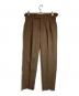 Needles（ニードルズ）の古着「Tucked Side Tab Trouser-Poly Chambray」｜ブラウン