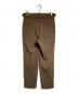 Needles (ニードルズ) Tucked Side Tab Trouser-Poly Chambray ブラウン サイズ:S：12000円