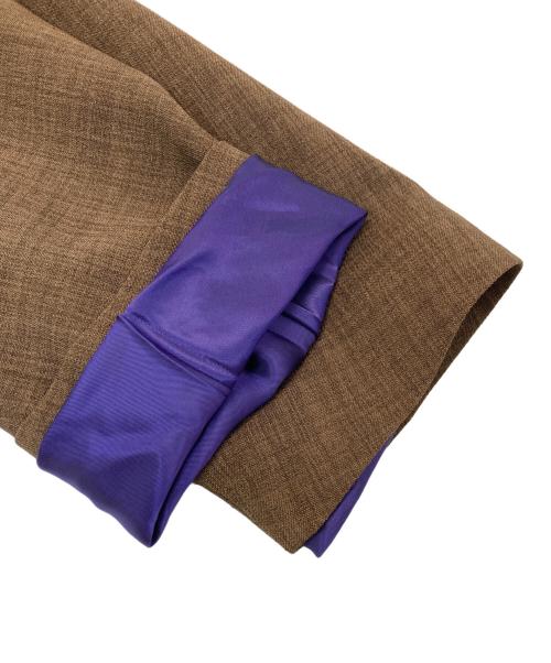 Needles（ニードルズ）Needles (ニードルズ) Miles Jacket - Poly Serge ブラウン サイズ:Mの古着・服飾アイテム