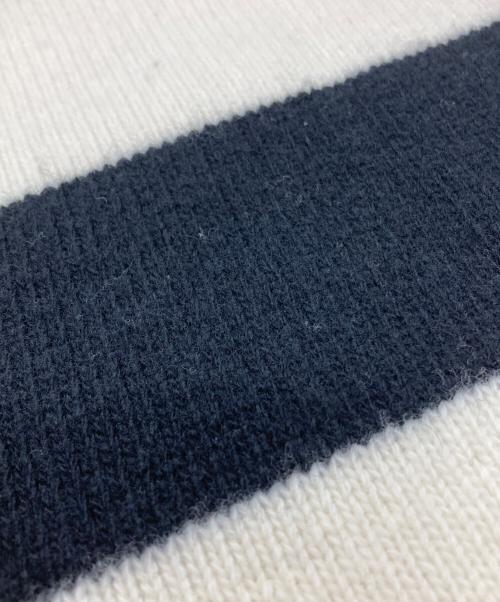 MARNI（マルニ）MARNI (マルニ) ボーダー切替ニット ホワイト×ブラック サイズ:46の古着・服飾アイテム