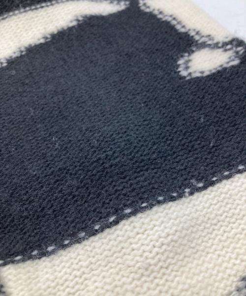 MARNI（マルニ）MARNI (マルニ) ボーダー切替ニット ホワイト×ブラック サイズ:46の古着・服飾アイテム