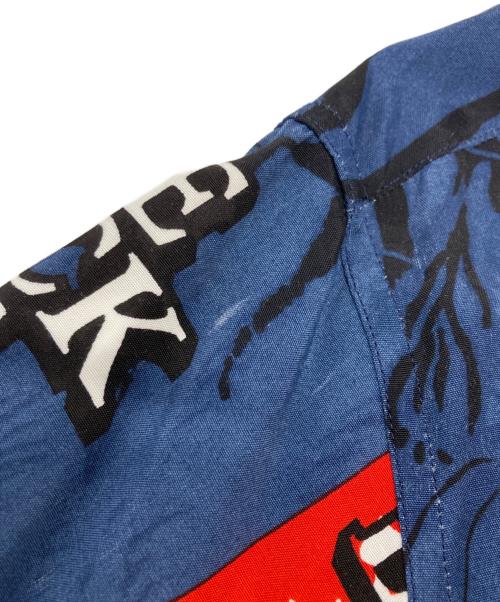 WACKO MARIA（ワコマリア）WACKO MARIA (ワコマリア) BlackEyePatch (ブラックアイパッチ) HAWAIIAN SHIRT S/S ネイビー サイズ:Sの古着・服飾アイテム