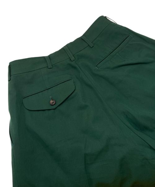 COMME des GARCONS HOMME PLUS（コムデギャルソンオムプリュス）COMME des GARCONS HOMME PLUS (コムデギャルソンオムプリュス) タックバルーンスラックス グリーン サイズ:Mの古着・服飾アイテム