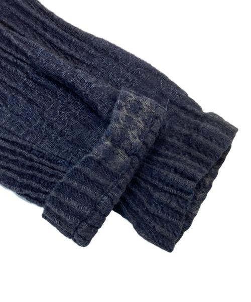 plantation（プランテーション）plantation (プランテーション) S BIZENガンジーWAVEジャケット ネイビー サイズ:XLの古着・服飾アイテム