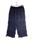 plantationプランテーション）の古着「S BIZENガンジーWAVEパンツ」｜ネイビー