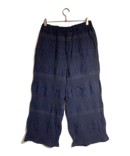 plantation（プランテーション）plantation (プランテーション) S BIZENガンジーWAVEパンツ ネイビー サイズ:XLの古着・服飾アイテム