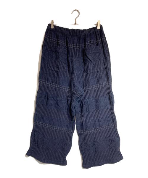 plantation（プランテーション）plantation (プランテーション) S BIZENガンジーWAVEパンツ ネイビー サイズ:XLの古着・服飾アイテム