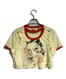 Heaven by Marc Jacobs×KIKO KOSTADINOV（ヘブンバイマークジェイコブス×キコ・コスタディノフ）の古着「BIB BABY TEE」｜イエロー