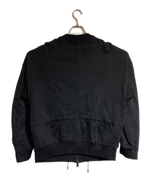 JIL SANDER（ジルサンダー）JIL SANDER (ジルサンダー) スウェットボンバージャケット ブラック サイズ:Ｍの古着・服飾アイテム