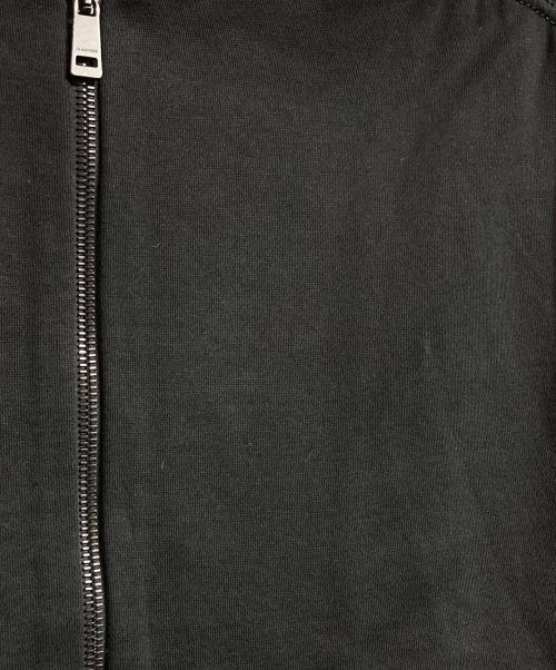 JIL SANDER（ジルサンダー）JIL SANDER (ジルサンダー) スウェットボンバージャケット ブラック サイズ:Ｍの古着・服飾アイテム