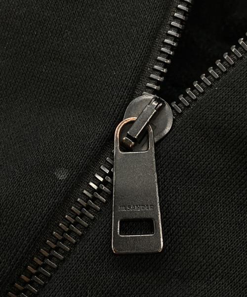 JIL SANDER（ジルサンダー）JIL SANDER (ジルサンダー) スウェットボンバージャケット ブラック サイズ:Ｍの古着・服飾アイテム