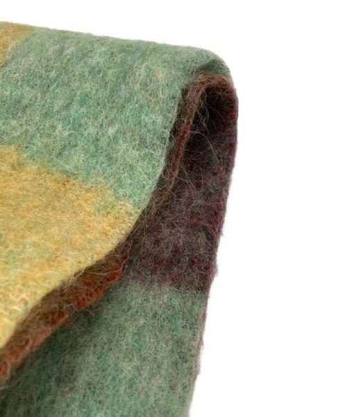 Acne studios（アクネ ストゥディオス）Acne studios (アクネ ストゥディオス) モヘアチェックマフラー マルチカラーの古着・服飾アイテム