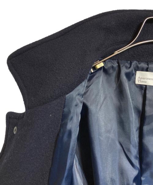 apartment Three（アパートメントスリー）Apartment Three (アパートメントスリー) Belted Oversized Coat ネイビー サイズ:1の古着・服飾アイテム