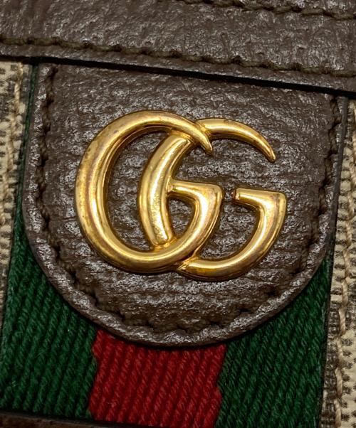 GUCCI（グッチ）GUCCI (グッチ) GGスプリームカードケース ブラックの古着・服飾アイテム