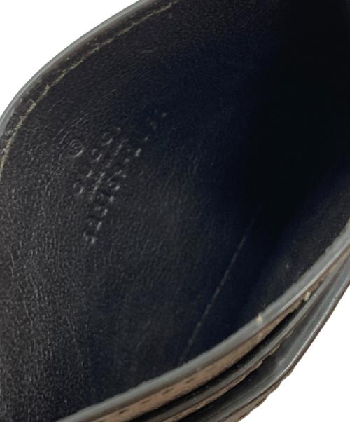 GUCCI（グッチ）GUCCI (グッチ) GGスプリームカードケース ブラックの古着・服飾アイテム