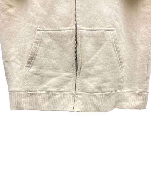 stussy（ステューシー）stussy (ステューシー) ロゴジップアップパーカー ベージュ サイズ:Ⅿの古着・服飾アイテム