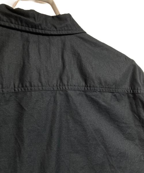 MHL（エムエイチエル）MHL (エムエイチエル) COTTON LINEN OXFORD ブラック サイズ:Lの古着・服飾アイテム