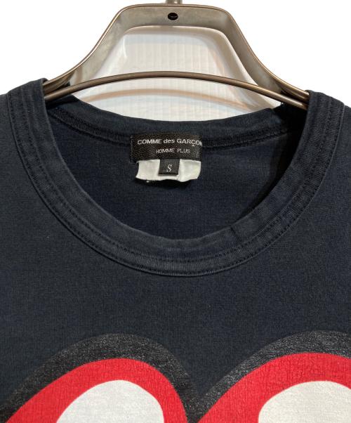 COMME des GARCONS HOMME PLUS（コムデギャルソンオムプリュス）COMME des GARCONS HOMME PLUS (コムデギャルソンオムプリュス) ROLLING STONES (ローリングストーンズ) リップTee ブラック サイズ:Sの古着・服飾アイテム