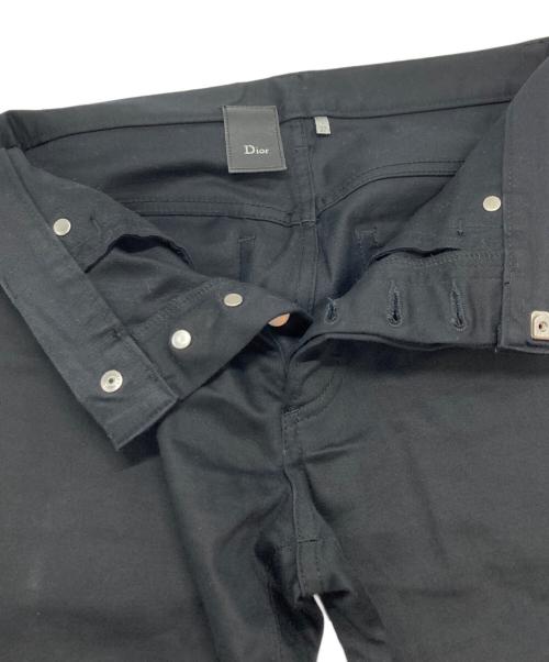 DIOR HOMME（ディオール オム）DIOR HOMME (ディオール オム) ジップスキニーデニムパンツ ブラック サイズ: 68.5cm(W27)の古着・服飾アイテム