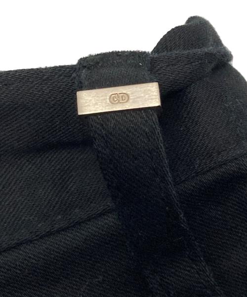 DIOR HOMME（ディオール オム）DIOR HOMME (ディオール オム) ジップスキニーデニムパンツ ブラック サイズ: 68.5cm(W27)の古着・服飾アイテム