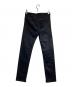 DIOR HOMME (ディオール オム) ジップスキニーデニムパンツ ブラック サイズ: 68.5cm(W27)：18000円