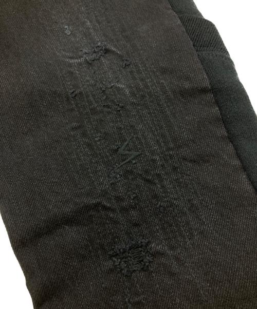 UNDERCOVER（アンダーカバー）UNDERCOVER (アンダーカバー) 切替スキニーパンツ ブラック サイズ:2の古着・服飾アイテム
