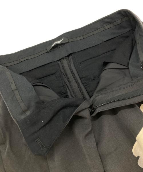 UNDERCOVER（アンダーカバー）UNDERCOVER (アンダーカバー) カッタープリント裾リブスラックス グレー サイズ:1の古着・服飾アイテム