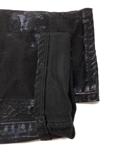 DIOR HOMME（ディオール オム）DIOR HOMME (ディオール オム) ペイントコーティングデニム ブラック サイズ:27の古着・服飾アイテム
