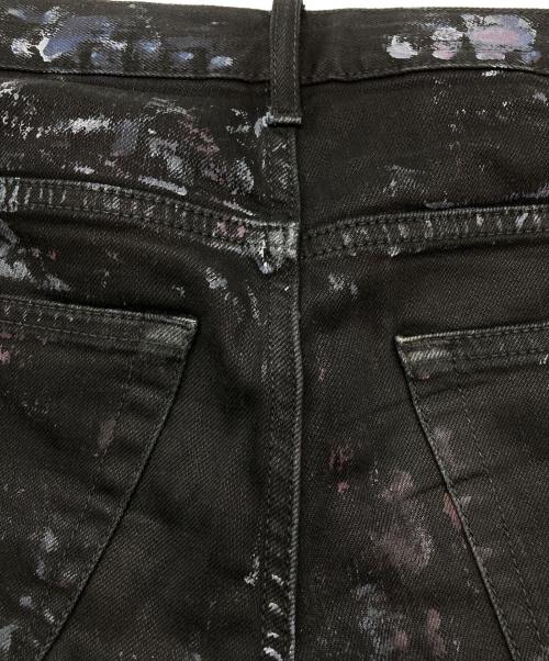 DIOR HOMME（ディオール オム）DIOR HOMME (ディオール オム) ペイントコーティングデニム ブラック サイズ:27の古着・服飾アイテム