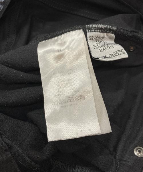 DIOR HOMME（ディオール オム）DIOR HOMME (ディオール オム) ペイントコーティングデニム ブラック サイズ:27の古着・服飾アイテム